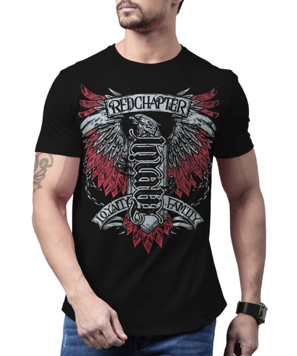 Red Chapter Loyalty - Family T-Shirt C1087-BLK