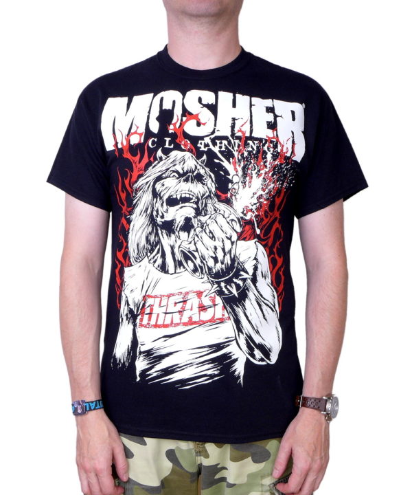 Mosher Pete Flamin’ Anger T-Shirt MOC002-BLK