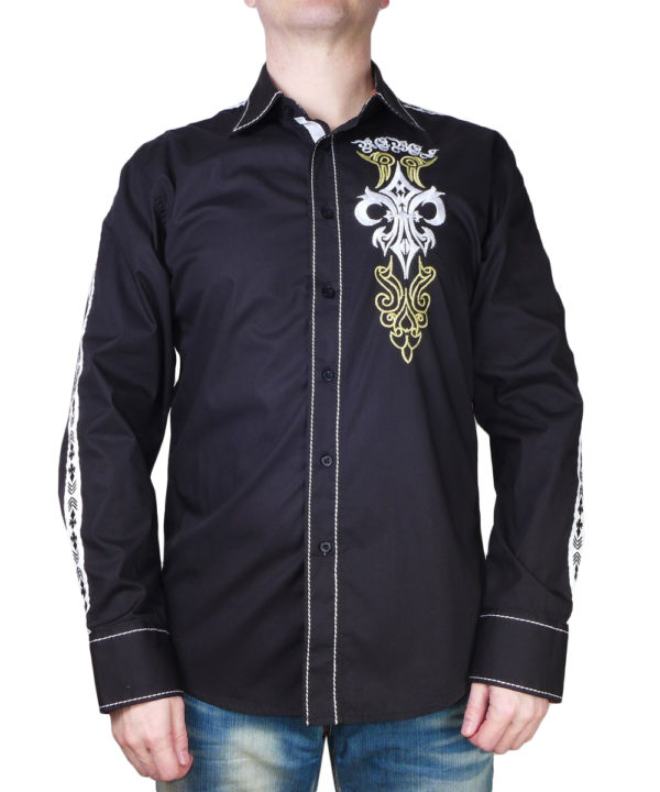 Rebel Spirit "Royalty" Shirt (Black) LSW151777-BLK