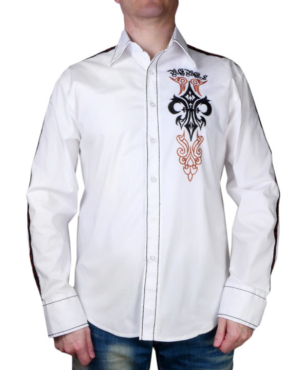 Rebel Spirit "Royalty" Shirt (White) LSW151778-WHT