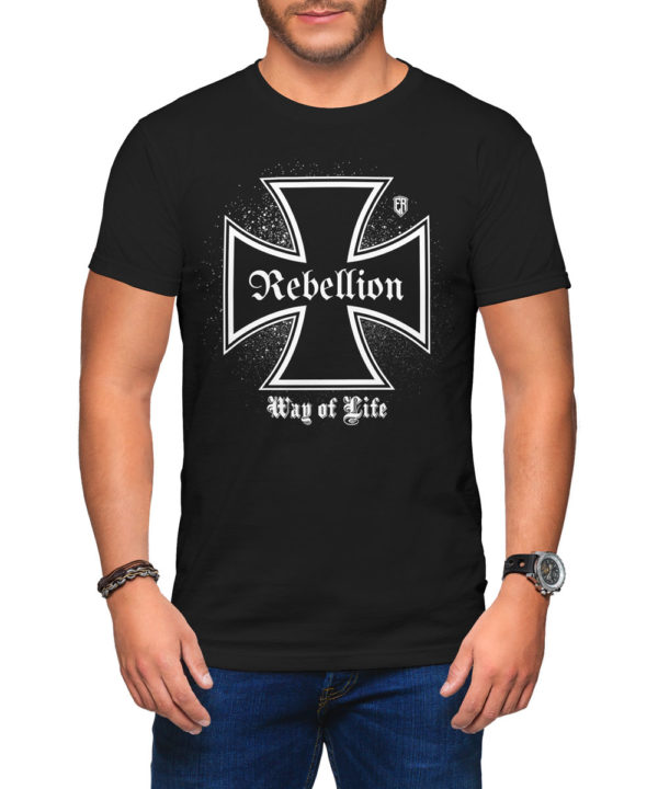 Iron Cross Rebellion Men's T-Shirt | Moto Collection | EliteRebels.eu