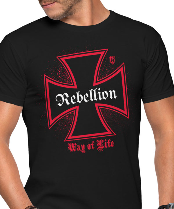 Iron Cross Rebellion Men's T-Shirt | Moto Collection | EliteRebels.eu