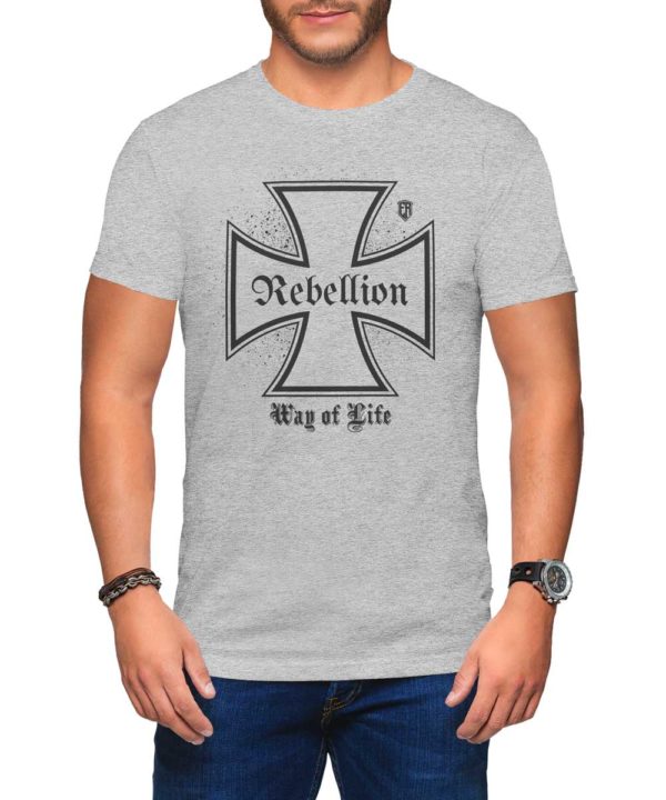 Iron Cross Rebellion Men's T-Shirt | Moto Collection | EliteRebels.eu